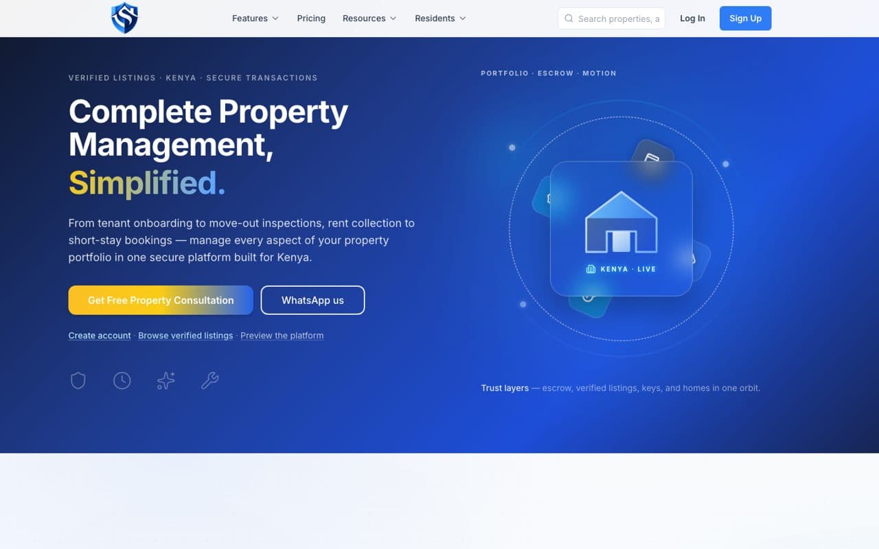 Secure Living — PropTech / Property Management